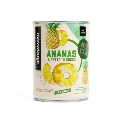 Ananas a fette in succo Thailandia