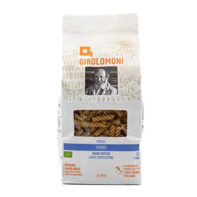 Fusilli -  farina di farro – Girolomoni Solidale Italiano – 500 gr - CONS PREF ENTRO 26 LUGLIO