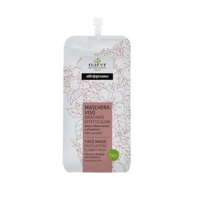 Maschera lenitiva- Ibisco-pelli sensibili – 2 X 10 ml