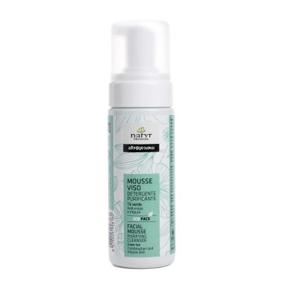 Mousse viso - detergente purificante -tè verde -pelli impure – 150 ml