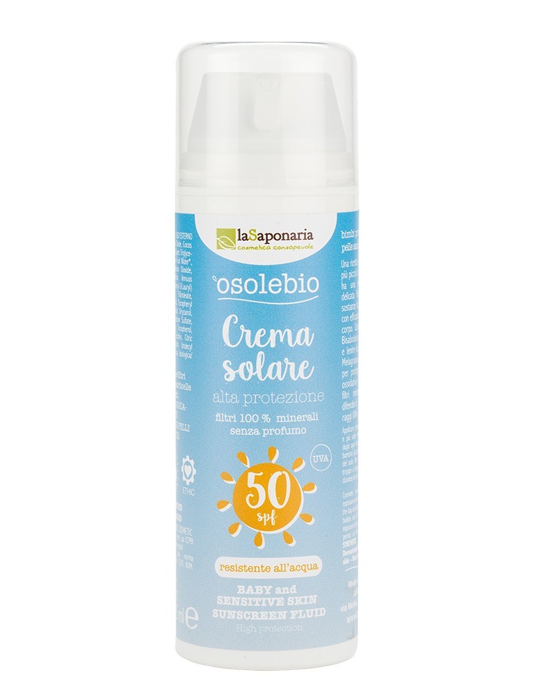 Crema solare protettiva La Saponaria SFP 50