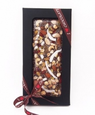 Tavolozza di cioccolato fondente e frutta secca - 200gr