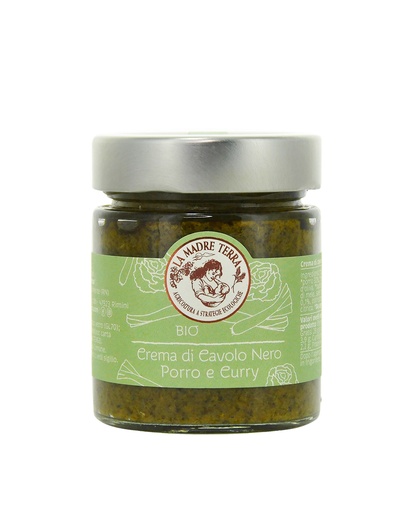 Crema di cavolo nero porro e curry BIO – 140gr