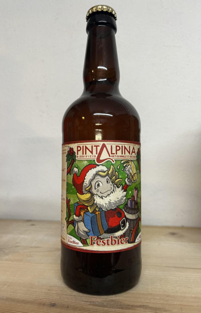 Birra artigianale di Natale stile lager PintAlpina