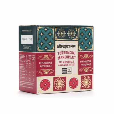 Torroncini mandorlati con mandorle, anacardi e miele - 120gr
