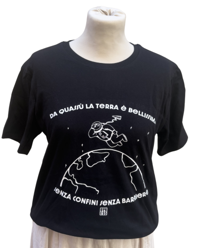 T-shirt unisex "Gagarin - Da quassù" NERA