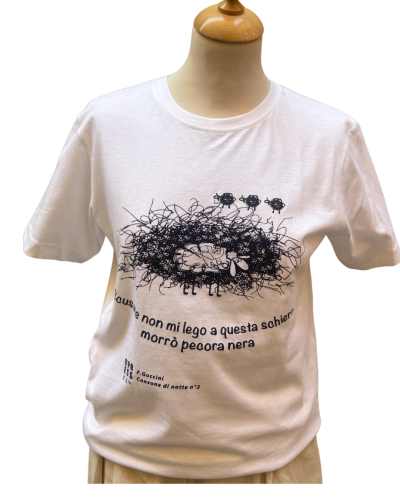 T-shirt unisex "Canzone di notte N°2" BIANCA