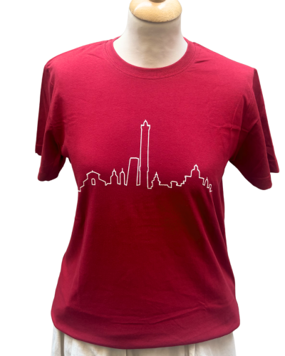 T-shirt unisex "Skyline Bologna" ROSSA