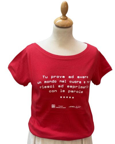T-shirt donna "Il matto" ROSSA