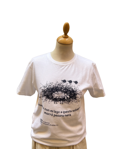 T-shirt unisex "Canzone di notte N°2" BIANCA