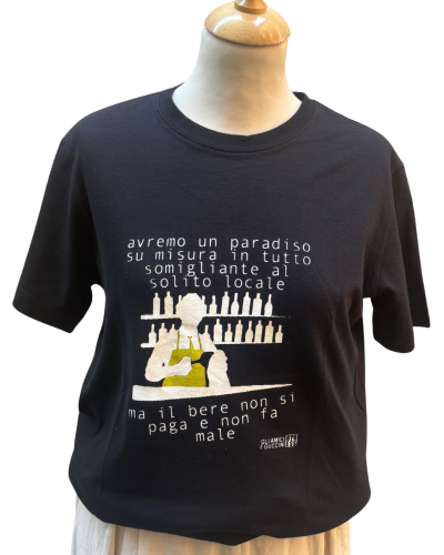 T-shirt unisex "Gli  amici" NERA