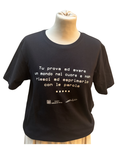 T-shirt unisex "Il matto" NERA