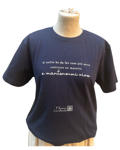 T-shirt unisex "L'avvelenata (Di solito ho da far cose più serie)" BLU