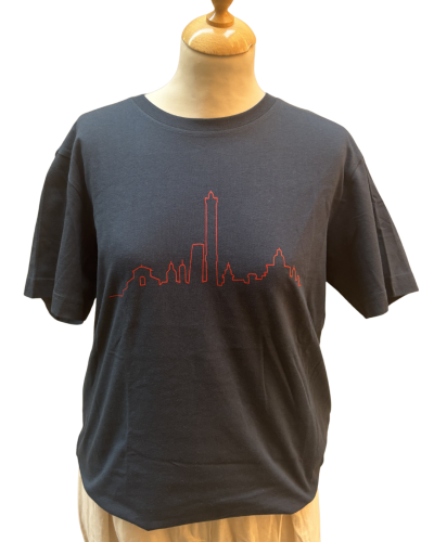 T-shirt unisex "Skyline Bologna" BLU
