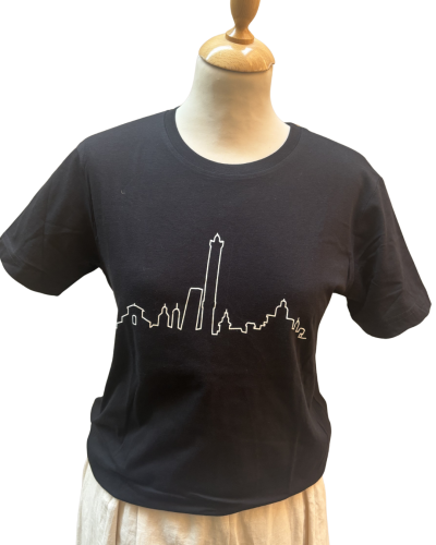T-shirt unisex "Skyline Bologna" NERA