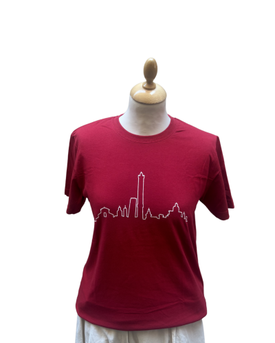 T-shirt unisex "Skyline Bologna" ROSSA