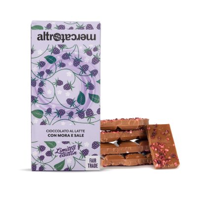 Chocomagnetico al latte con mora e sale