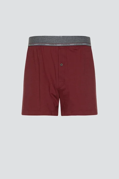 Boxer LINEA BUTTON bordeaux