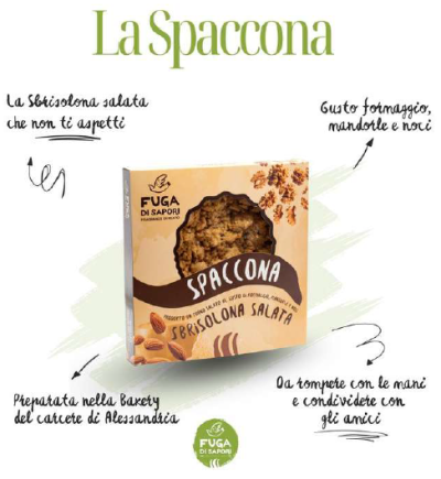 La Spaccona - Sbrisolona salata - 300gr
