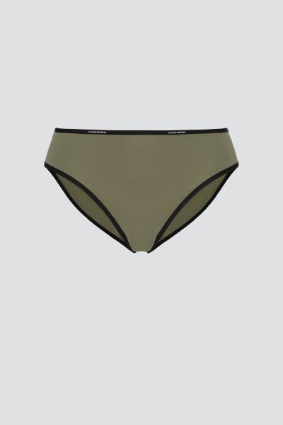 Slip CASUAL verde oliva