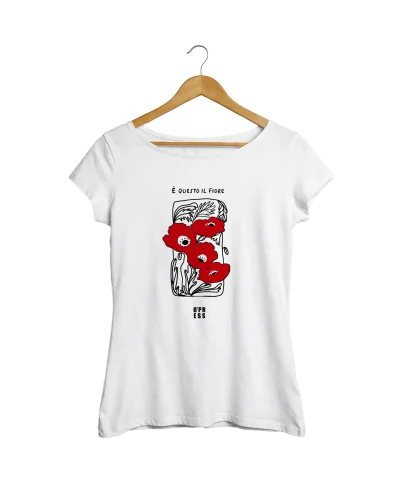 T-shirt donna "Bella Ciao" BIANCA