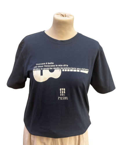 T-shirt unisex "Amico Fragile" Blu Baltico