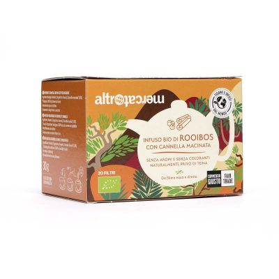 Infuso di Rooibos aromatizzato con cannella macinata - bio