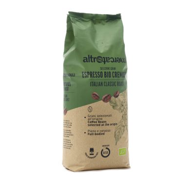Caffè Espresso Bio Cremoso in grani - bio -1 Kg