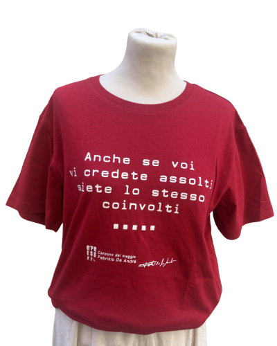 T-shirt unisex "Canzone del maggio" ROSSA